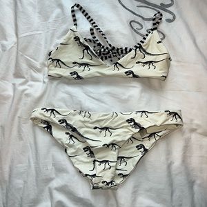 Boys and arrows dinosaur bikini set